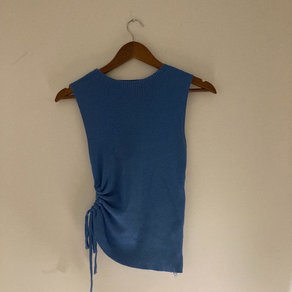 Blue Knit Tank - Picture 3 of 5